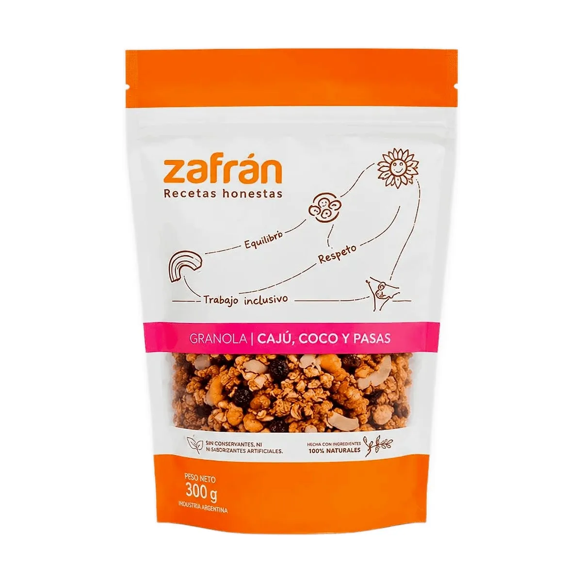 Zafran - Granola de caju, coco y pasas