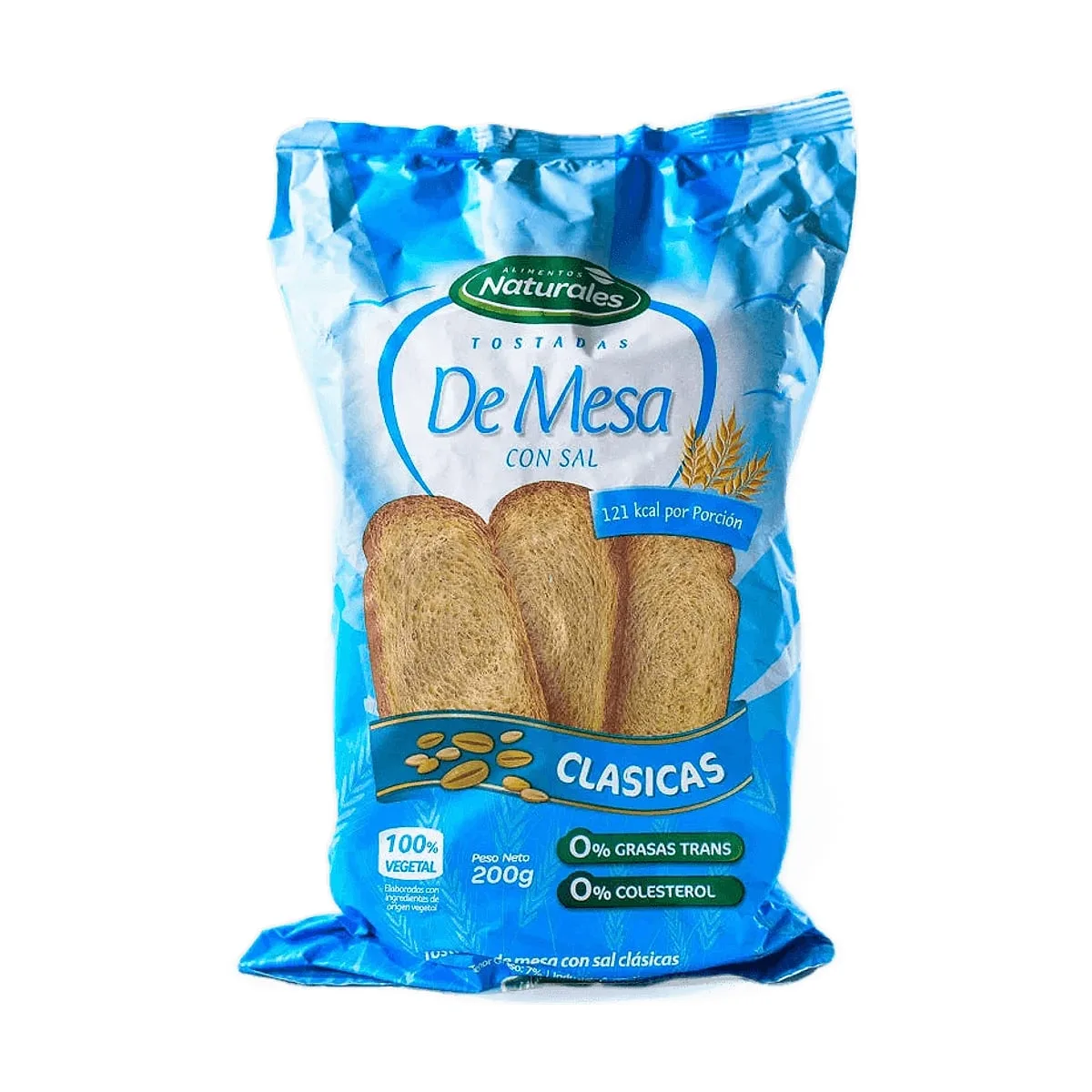 Tostadas Naturales - Tostadas clasicas con sal x 200 gr