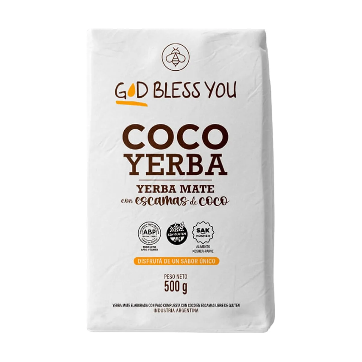 God Bless You - Yerba con escamas de coco x 500 gr
