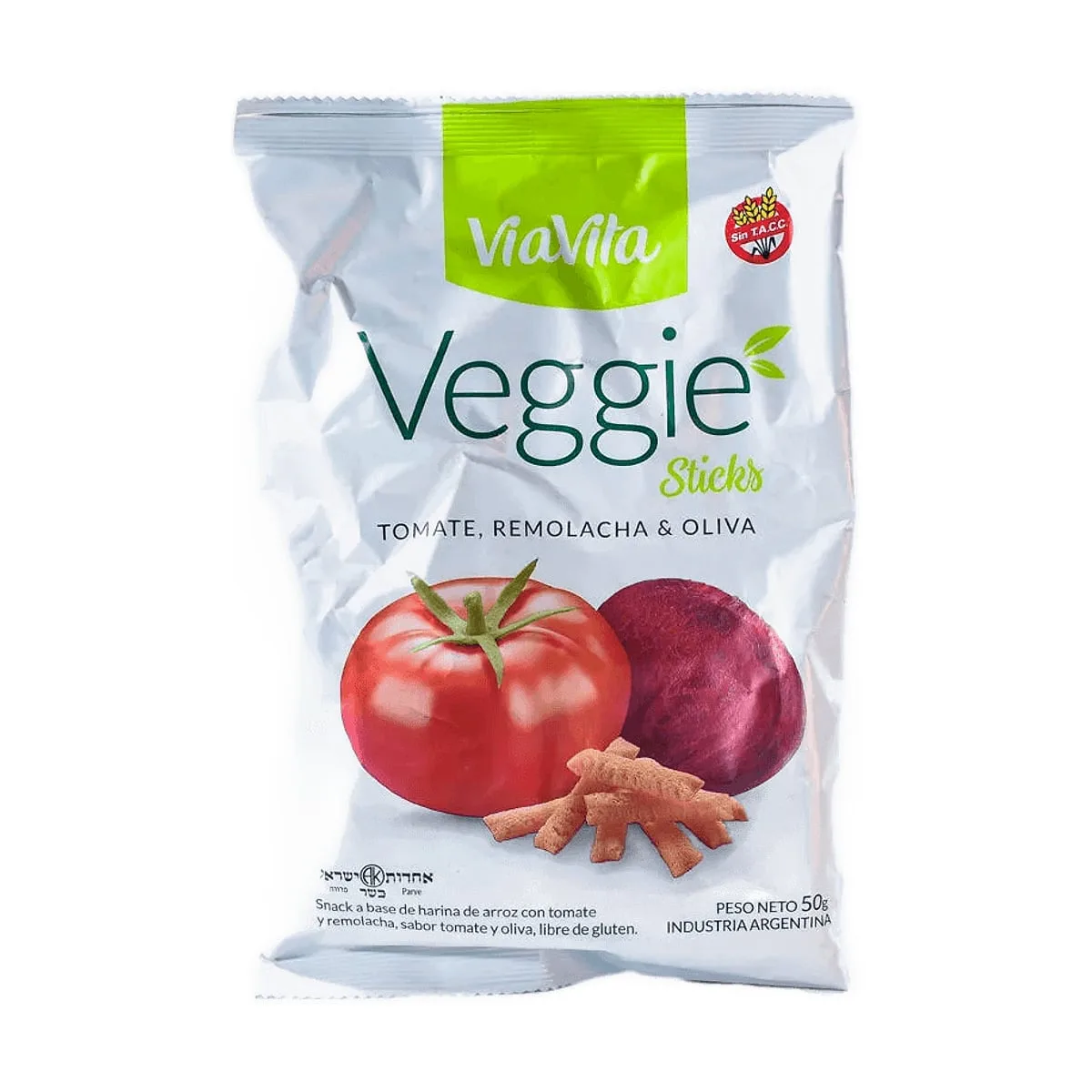 Viavita - Snacks de tomate, remolacha y oliva x 50 gr