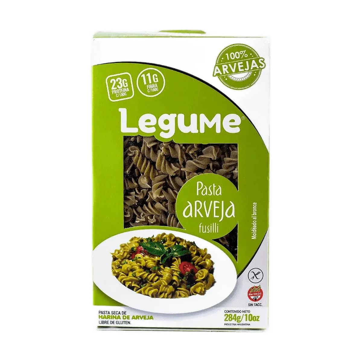 Legume - Fusilli de arveja x 284 gr