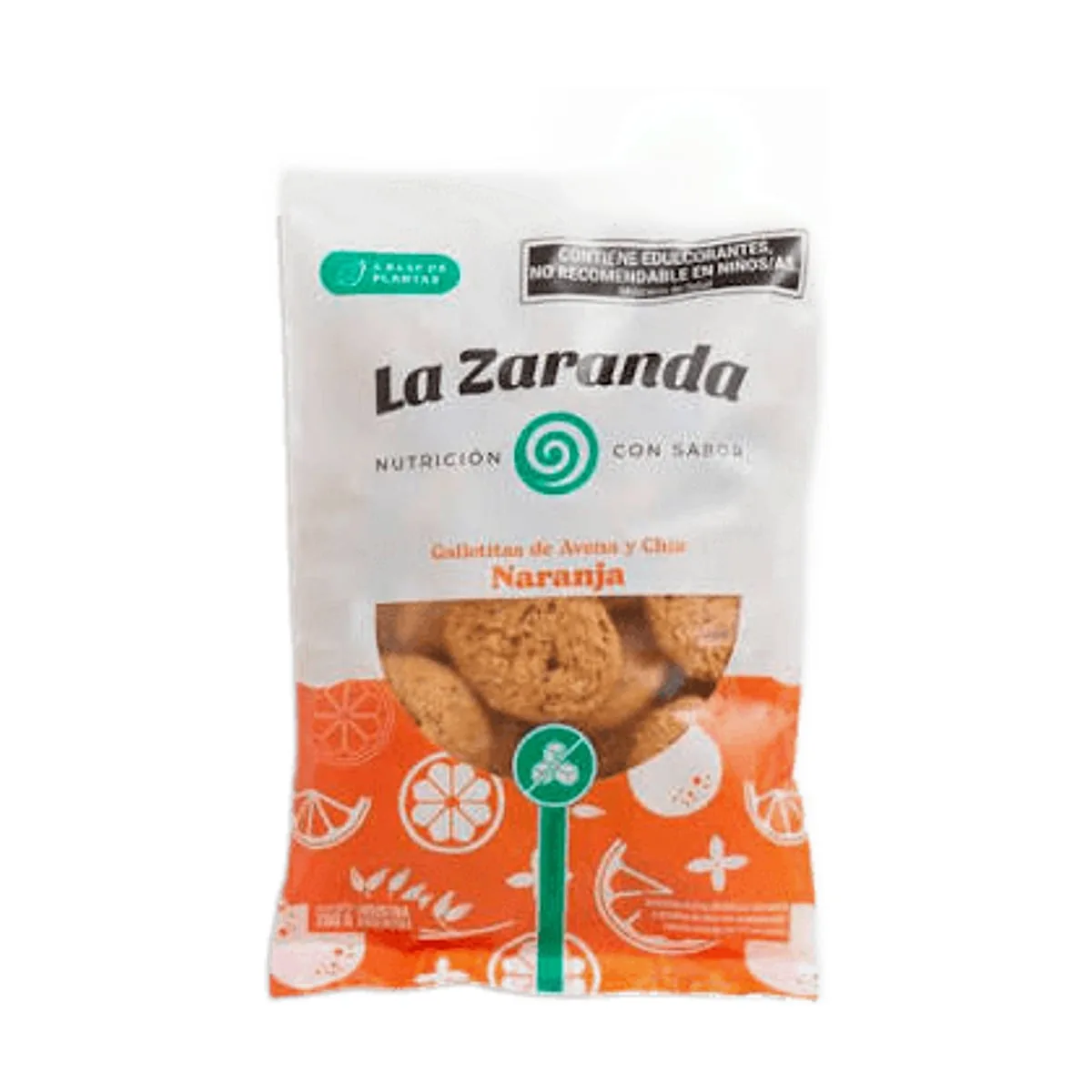 La Zaranda - Galletitas de avena y chía sabor naranja s/a x 200 gr