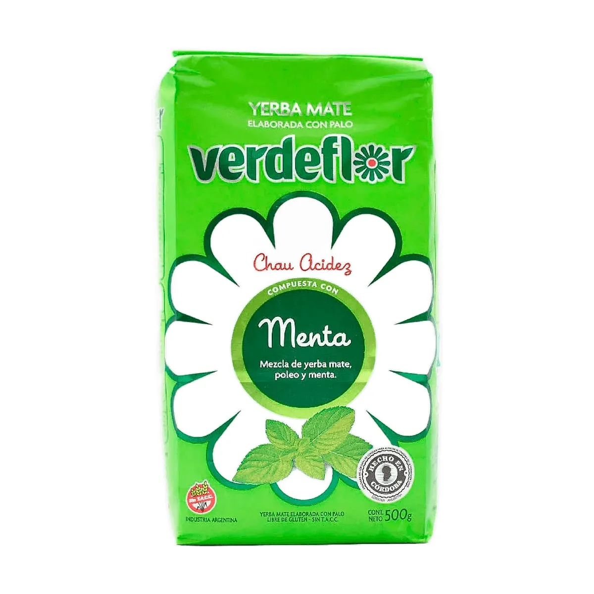 Verde Flor - Yerba mate menta x 500 gr