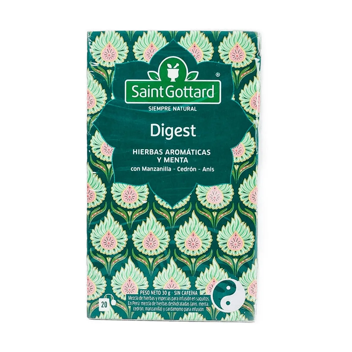 Saint Gottard - Té digest x 20 saq