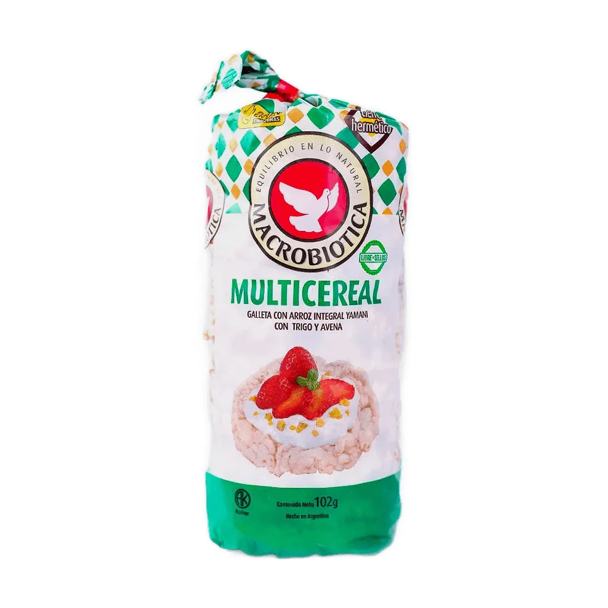 Macrobiotica - Galletas de arroz multicereal x 102 gr