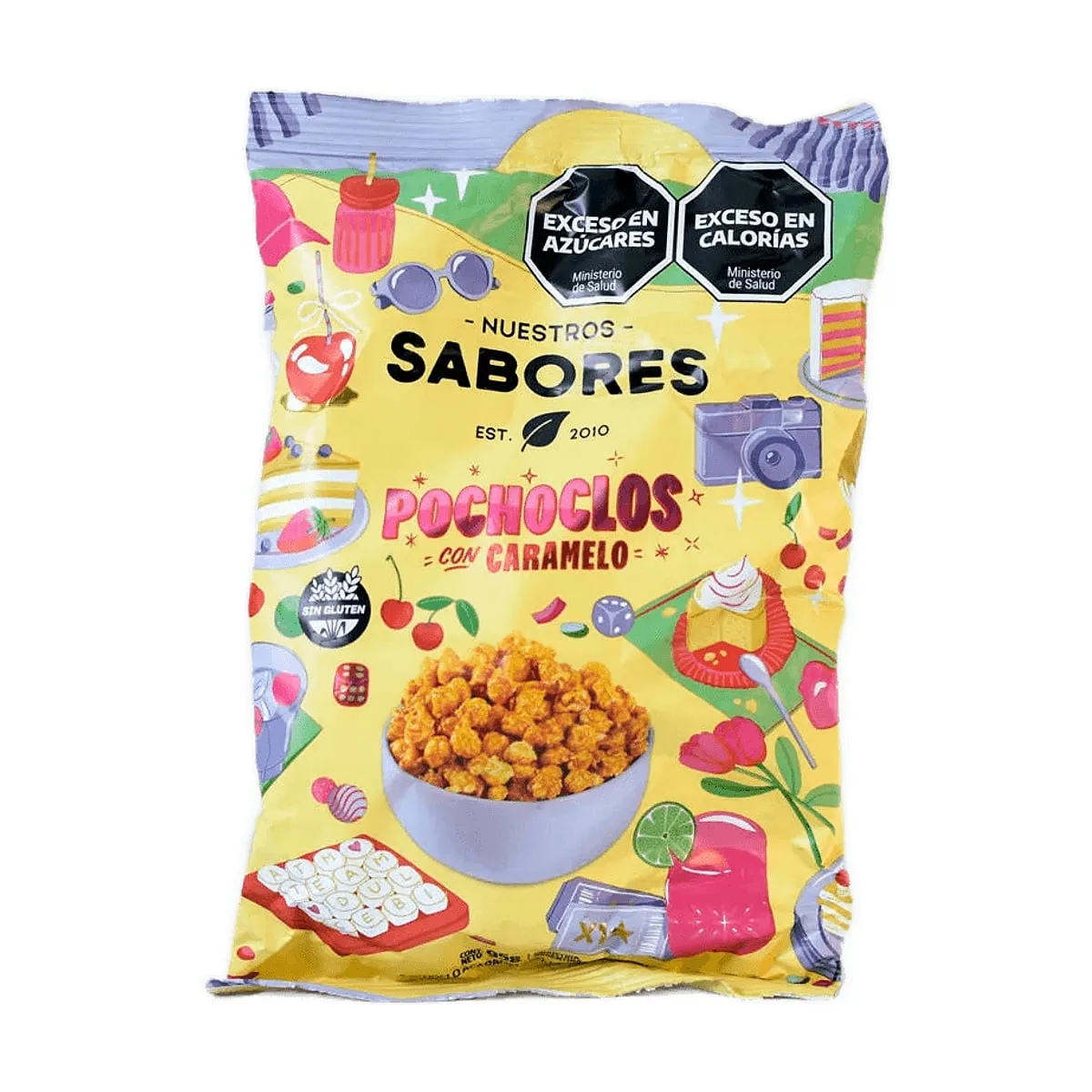 Nuestros Sabores - Pochoclos con caramelos x 95 gr