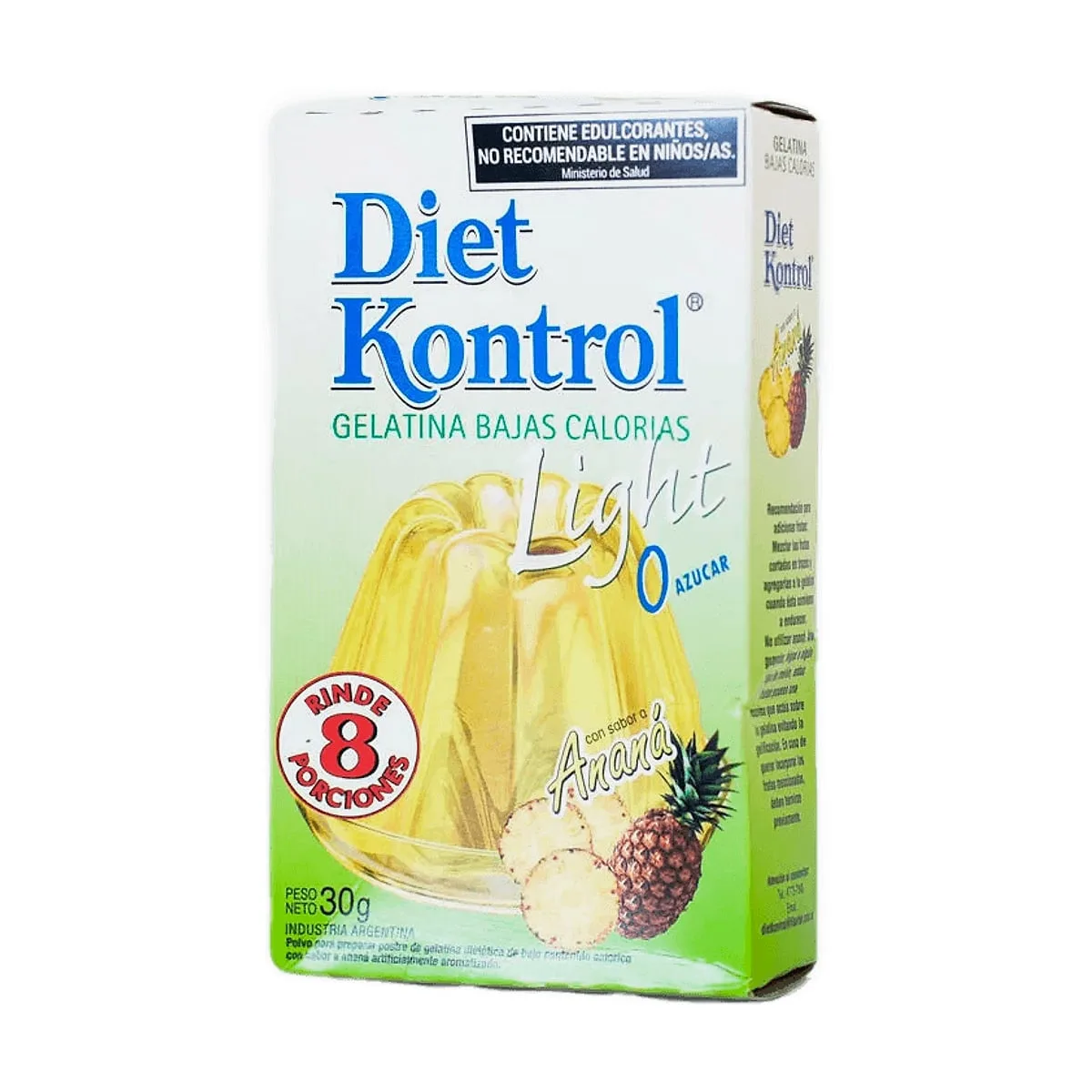 Diet Kontrol - Gelatina light sabor anana x 30 gr