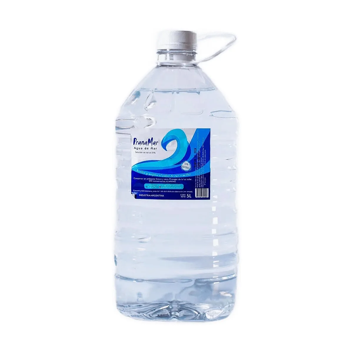 Pranamar - Agua de mar en bidon x 5 lt