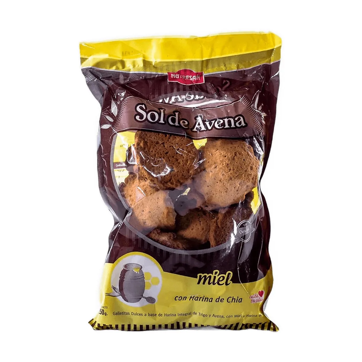 Nutresan - Galletitas dulces sabor miel x 250 gr