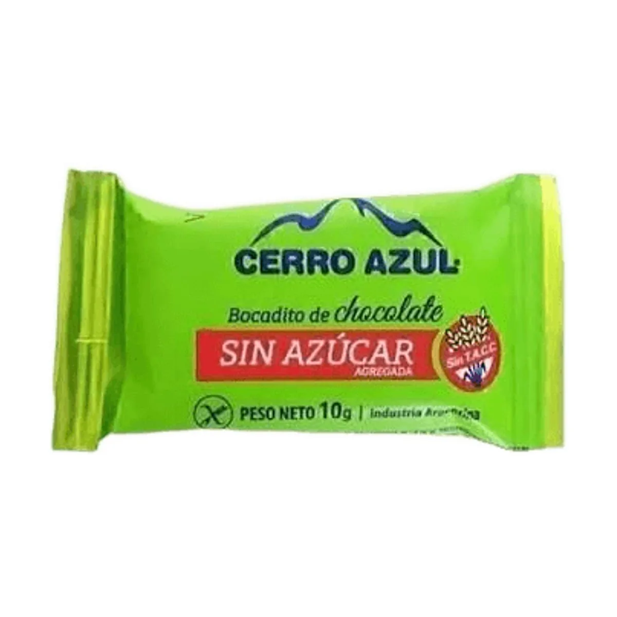 Cerro Azul - Bocaditos de chocolate sin azucar x 10 gr