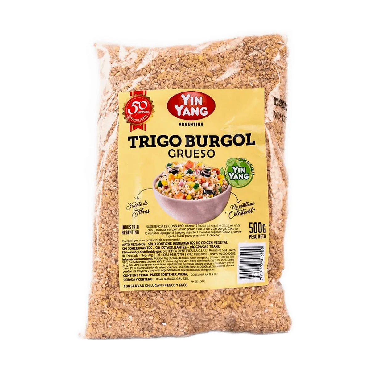 Yin Yang - Trigo burgol grueso x 500 gr
