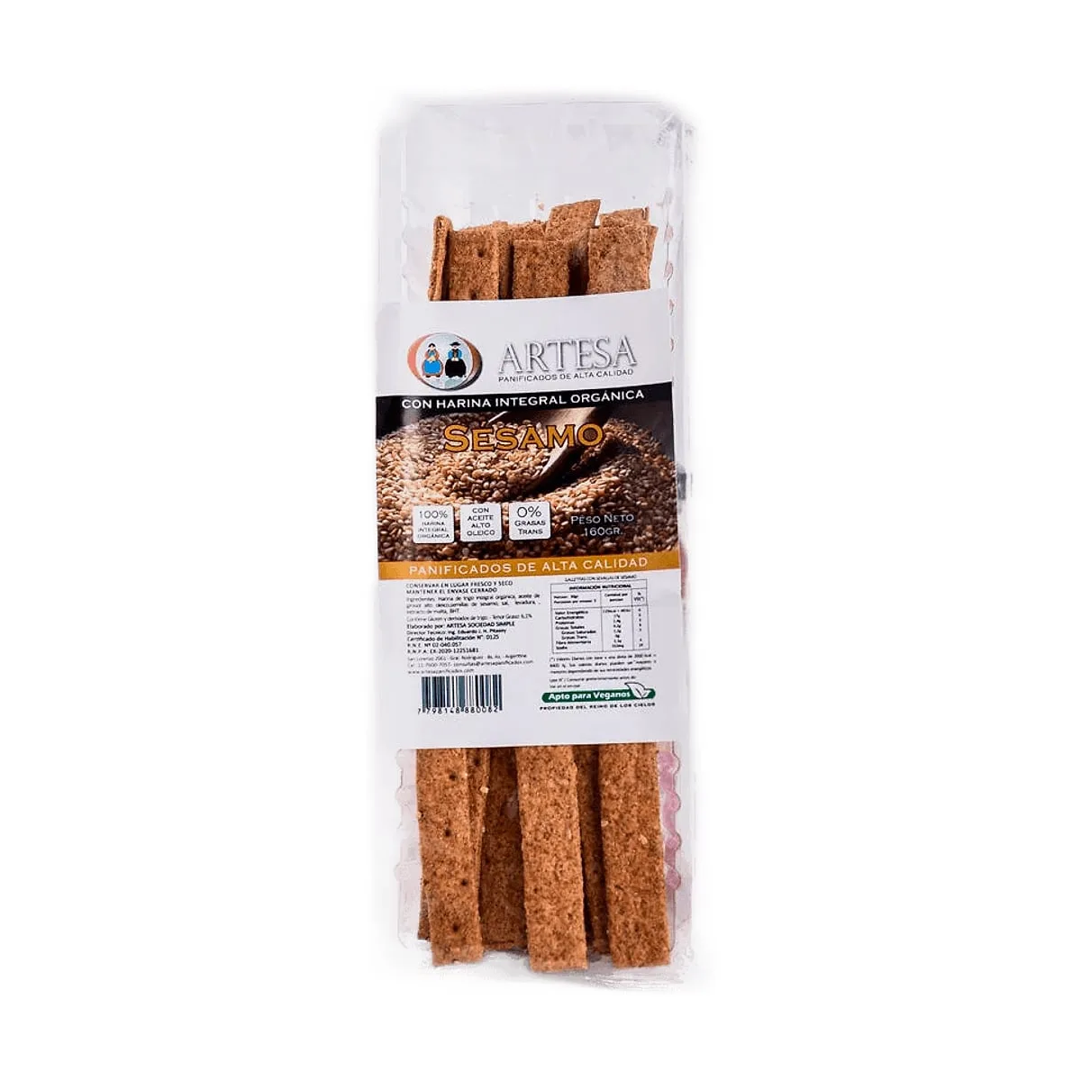 Artesa - Talitas de sesamo x 160 gr