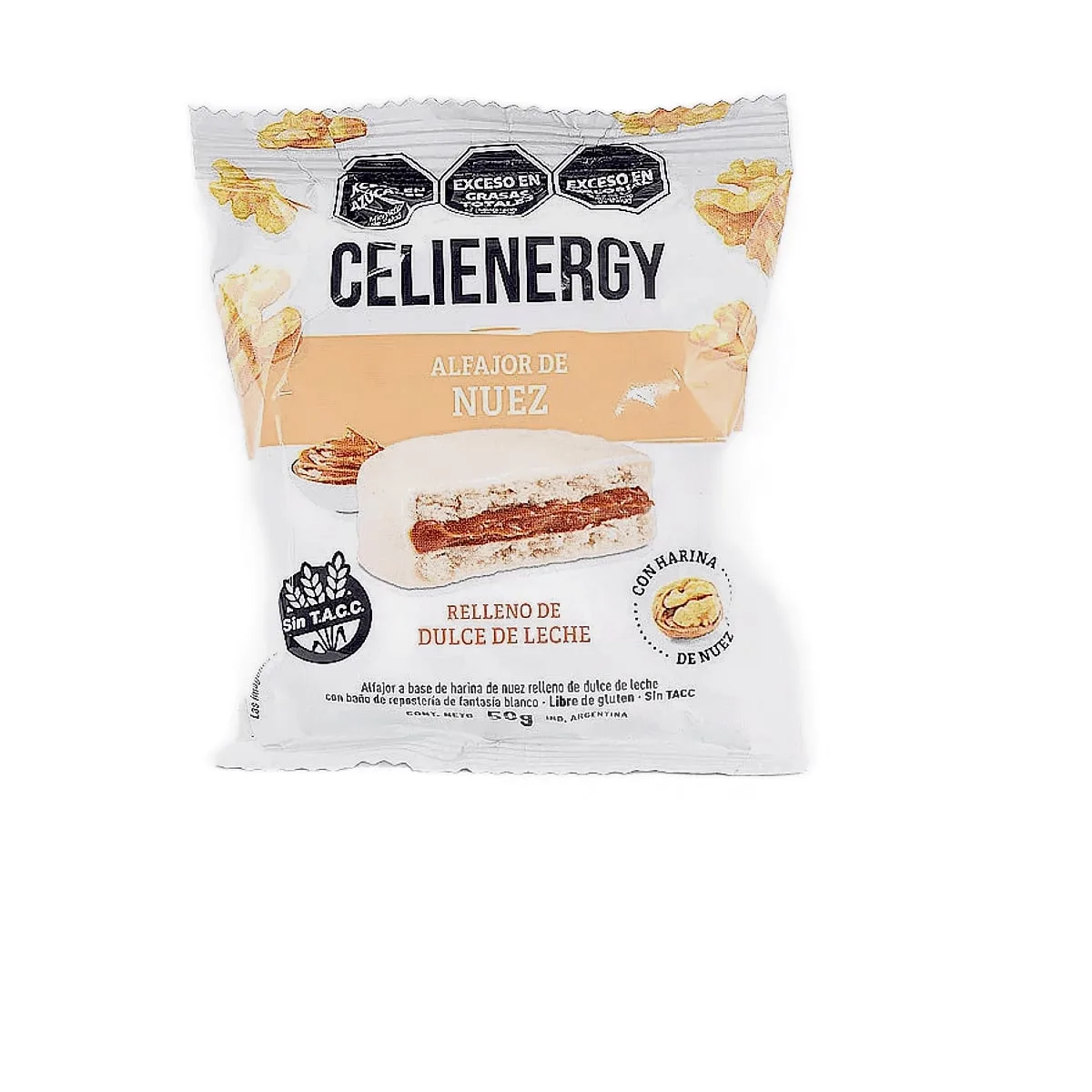Celienergy - Alfajor de nuez x 50 gr