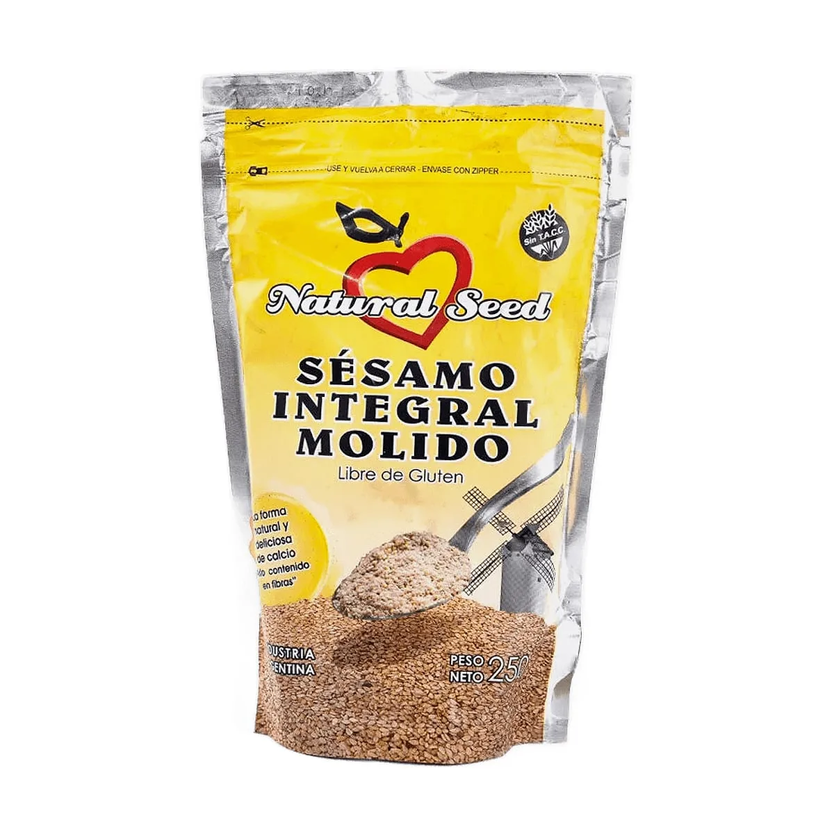 Natural Seed - Rawmesan bajo en sodio x 150 gr