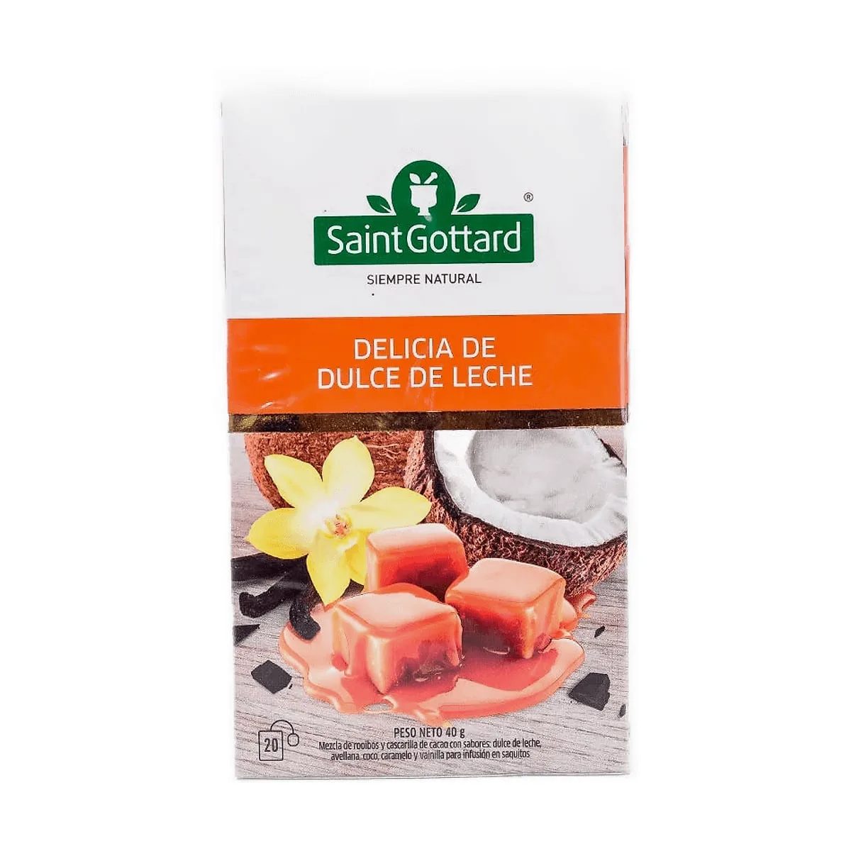 Saint Gottard - Té delicia de dulce de leche x 20 saq