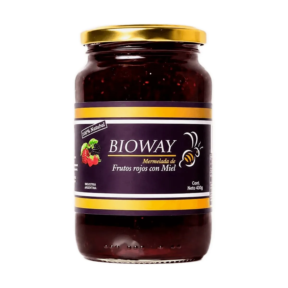Bioway - Mermelada de frutos rojos con miel x 450 gr