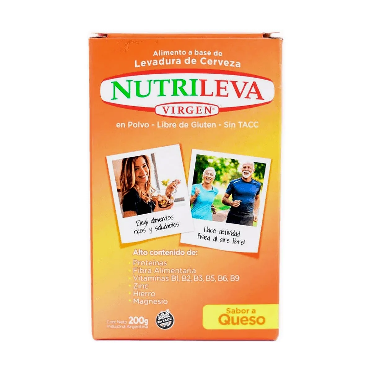 Nutrileva - Levadura nutricional sabor queso x 200 gr