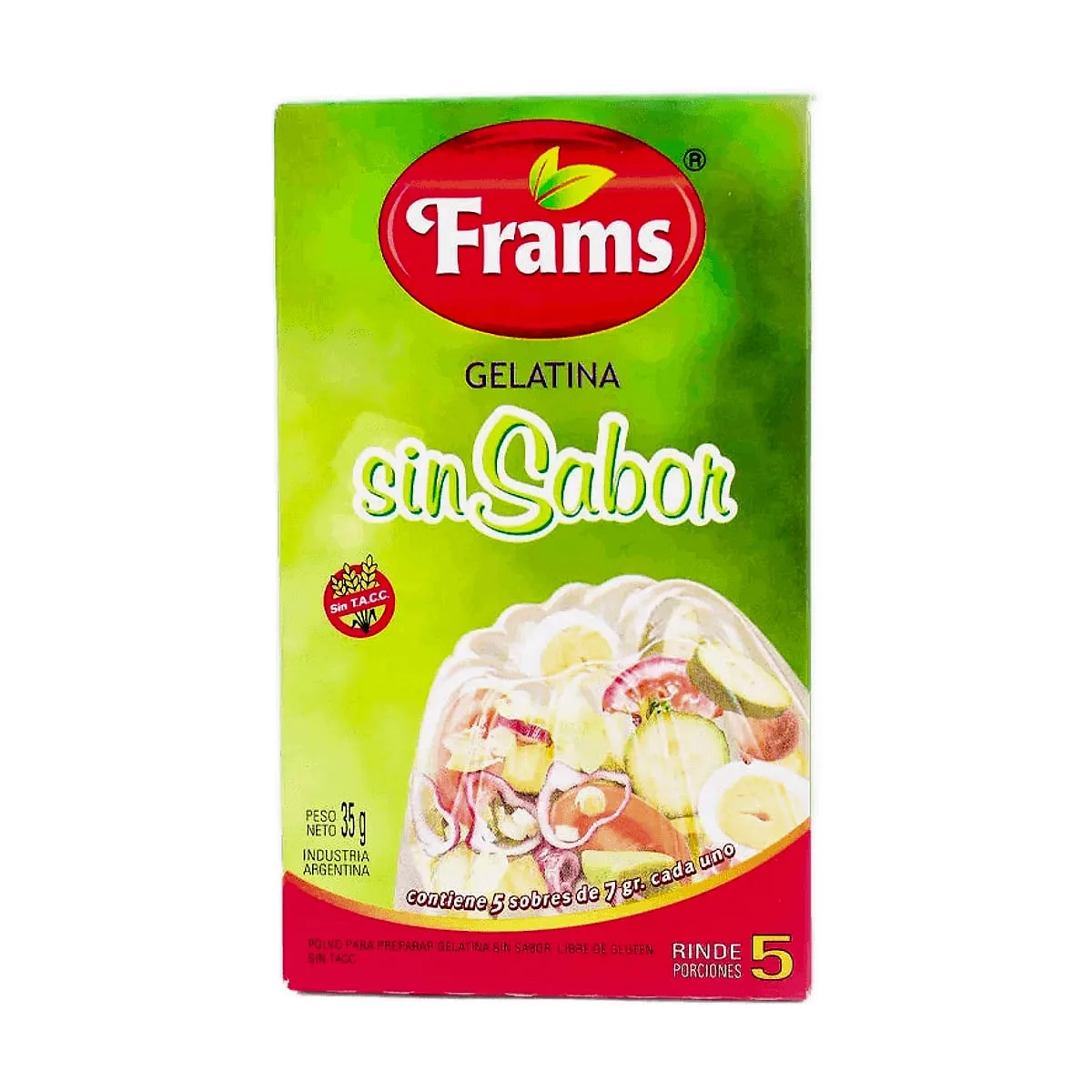Frams - Gelatina sin sabor x 35 gr