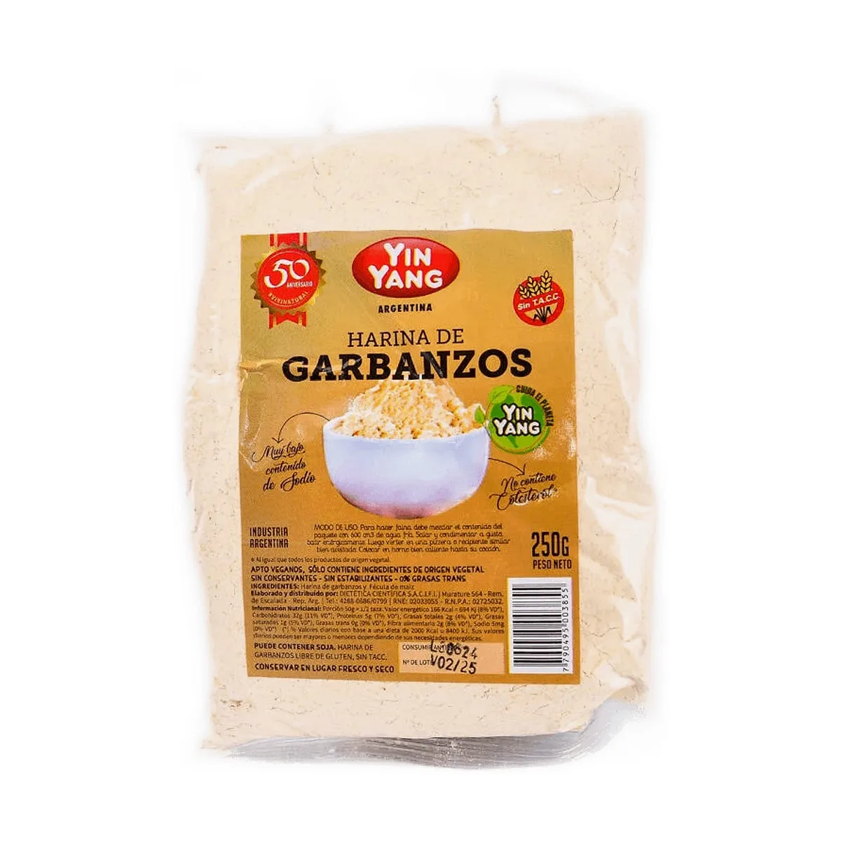 Yin Yang - Harina de garbanzos x 250 gr