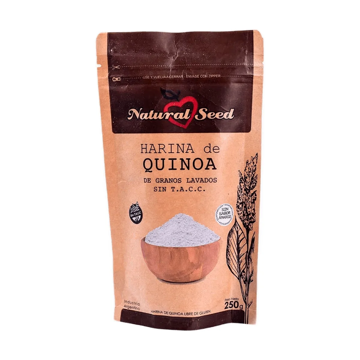 Natural Seed - Harina de quinoa x 250 gr