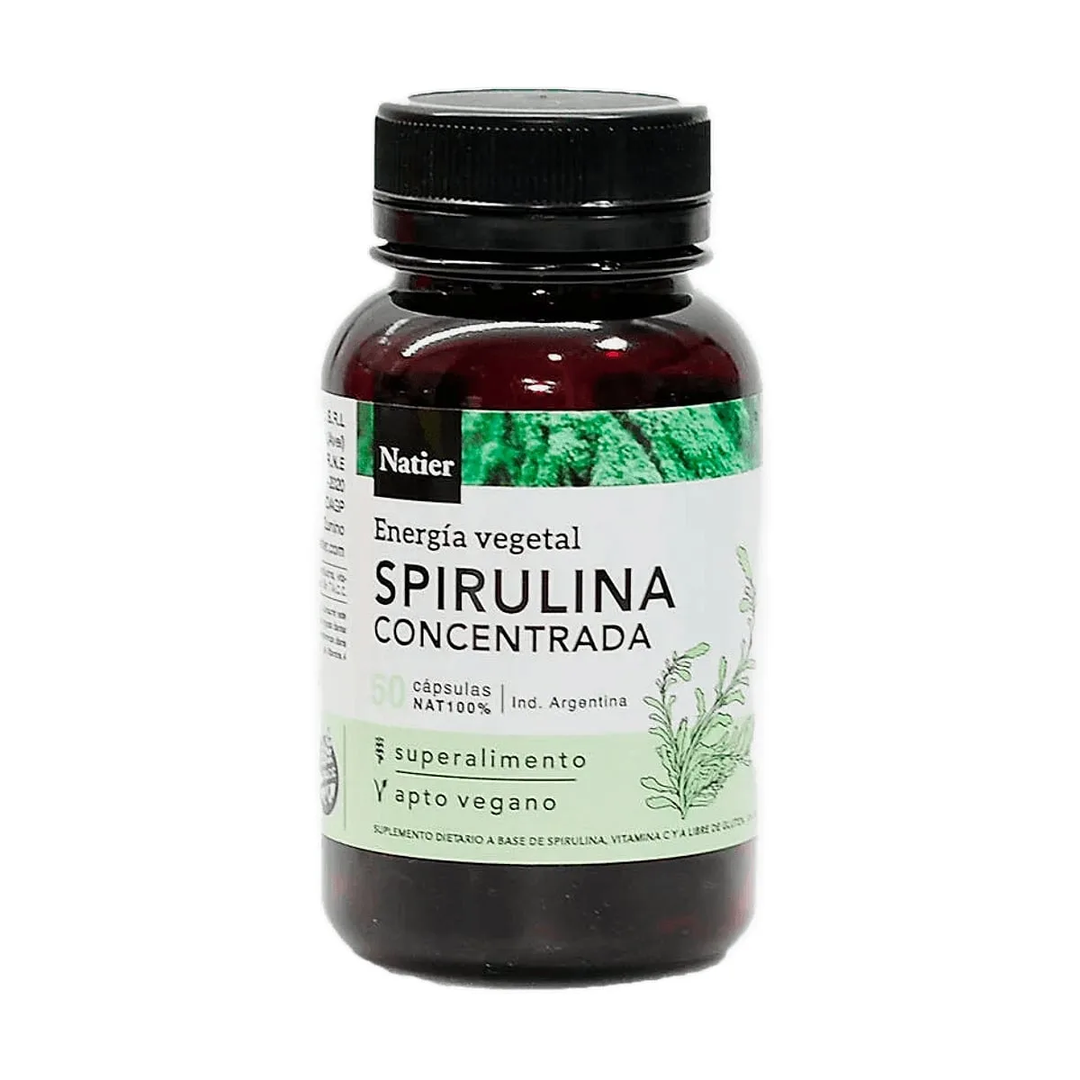 Natier - Spirulina concentrada x 50 cap