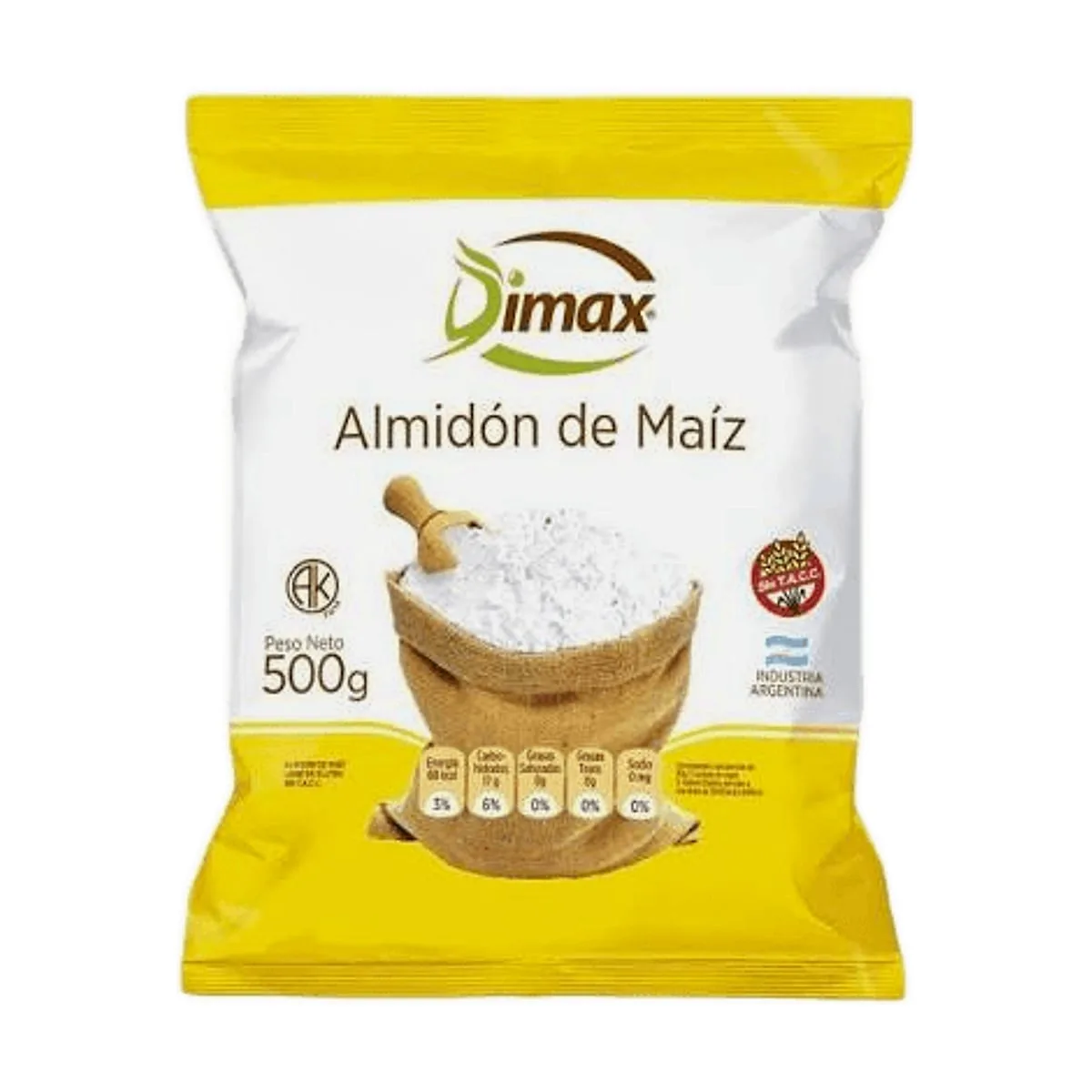 Dimax - Almidon de maiz x 500 gr