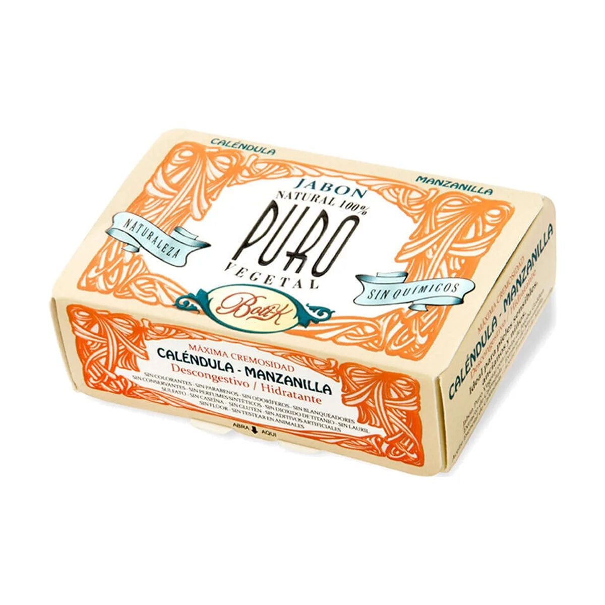 Botik - Jabon vegetal de calendula y manzanilla x 85 gr