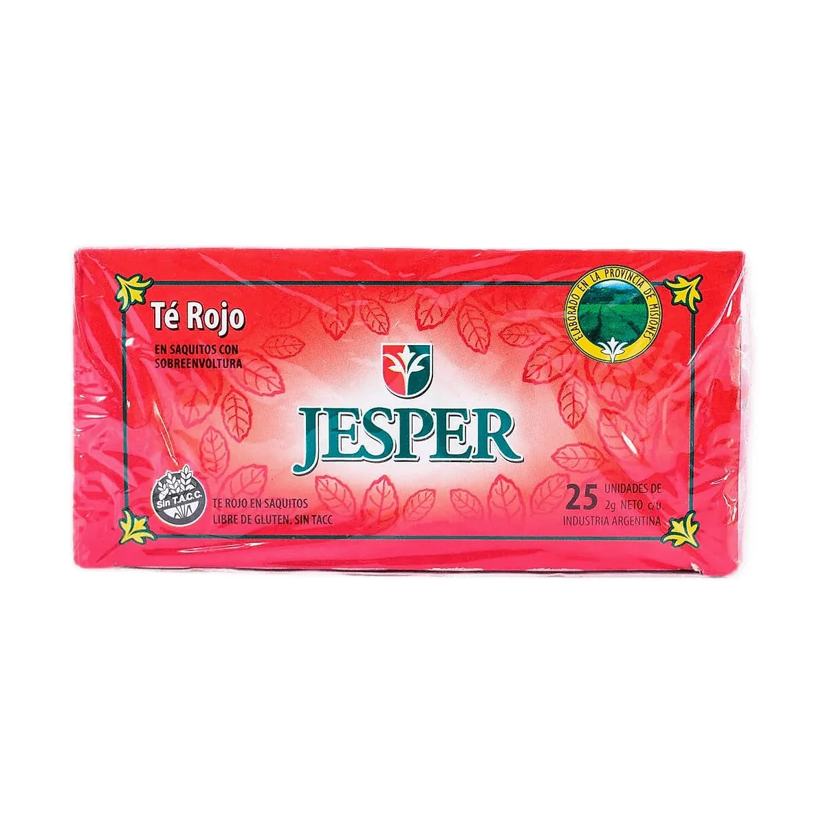 Jesper - Te rojo x 25 saquitos