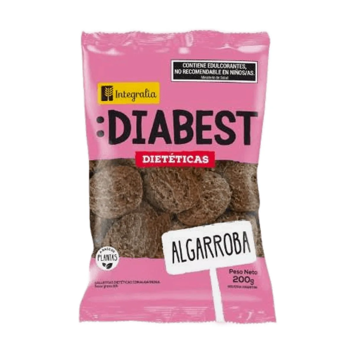 Integralia - Diabest de algarroba sin azucar x 200 gr