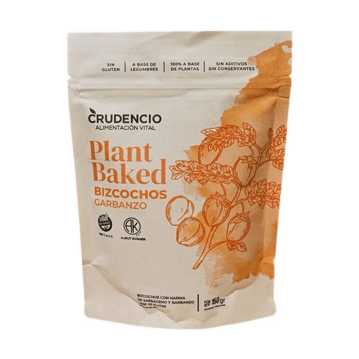 Crudencio - Bizcochos de sarraceno y garbanzos x 150 gr