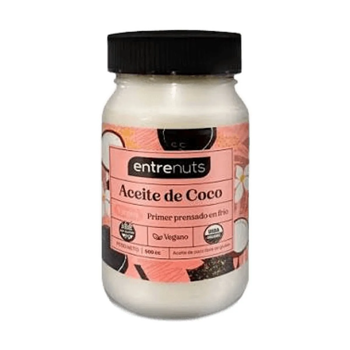 Entrenuts - Aceite de coco virgen x 500 cc