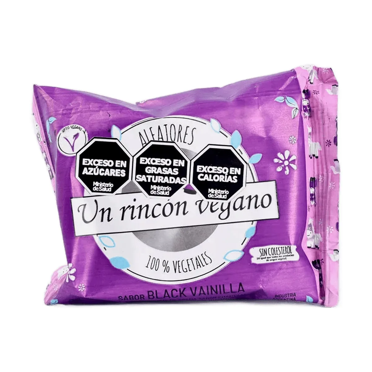 Un Rincon Vegano - Alfajor black sabor vainilla x 80 gr