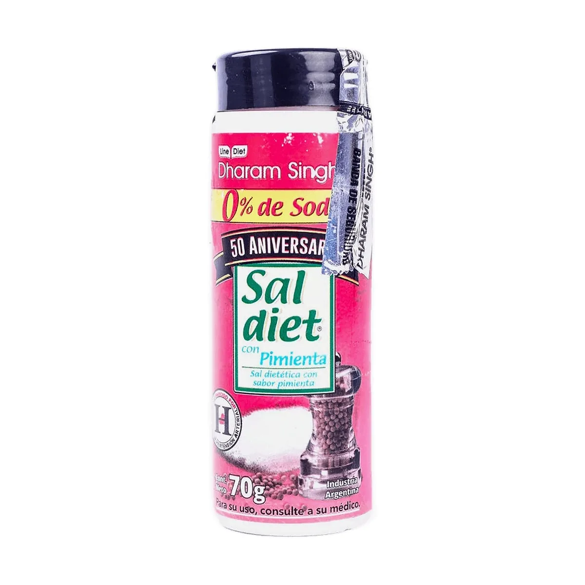 Dharam Singh - Sal diet sin sodio sabor pimenta x 140 gr