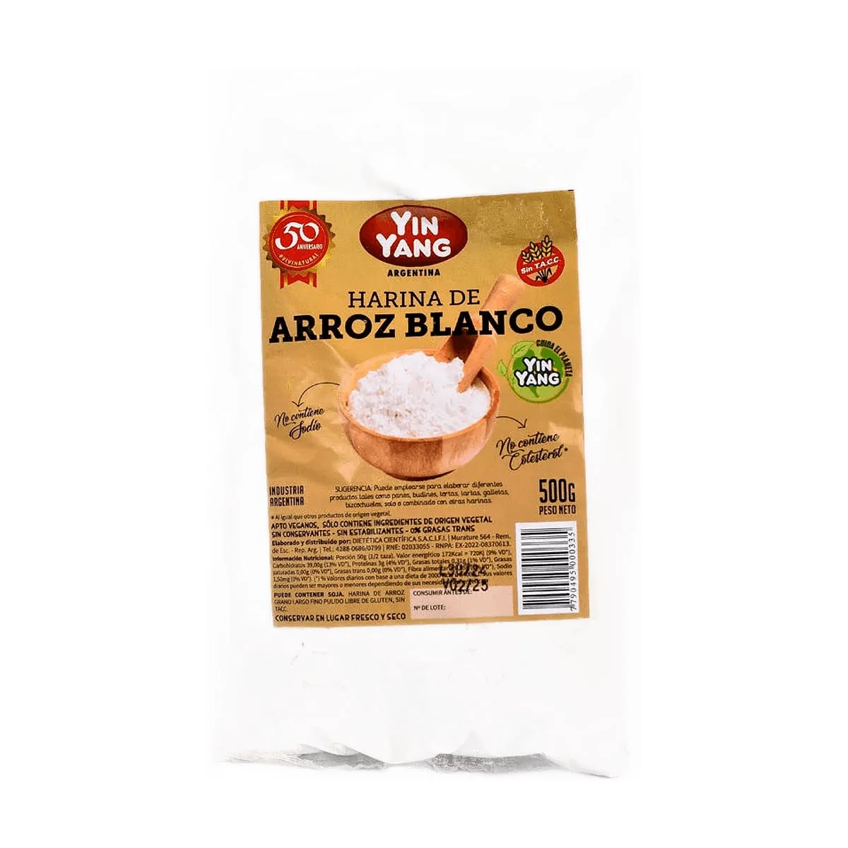 Yin Yang - Harina de arroz blanca x 500 gr