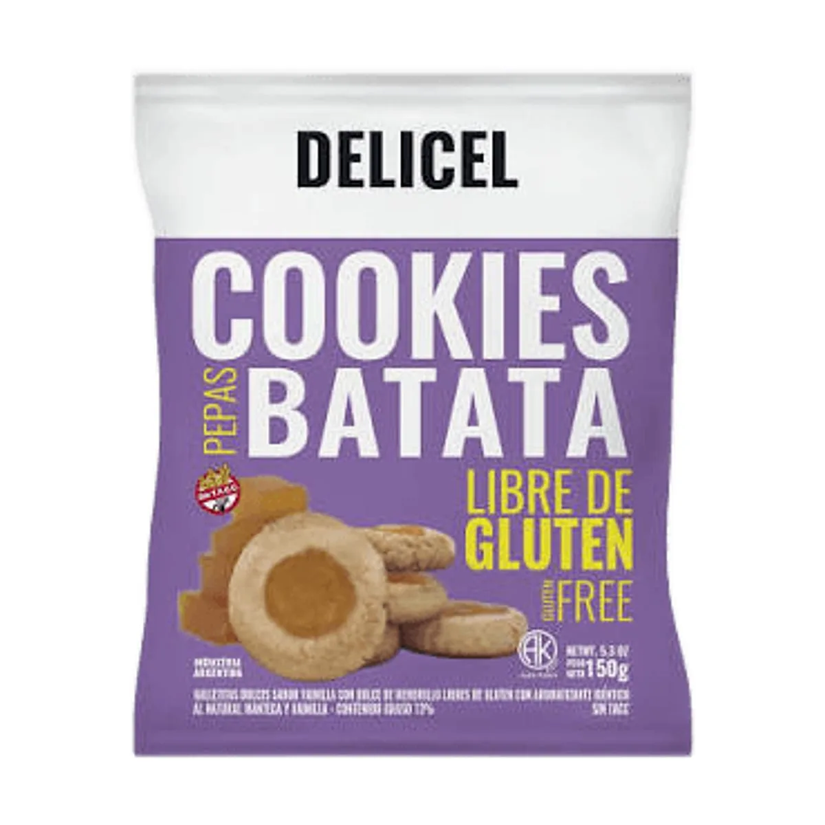 Delicel - Pepas de batata x 200 gr