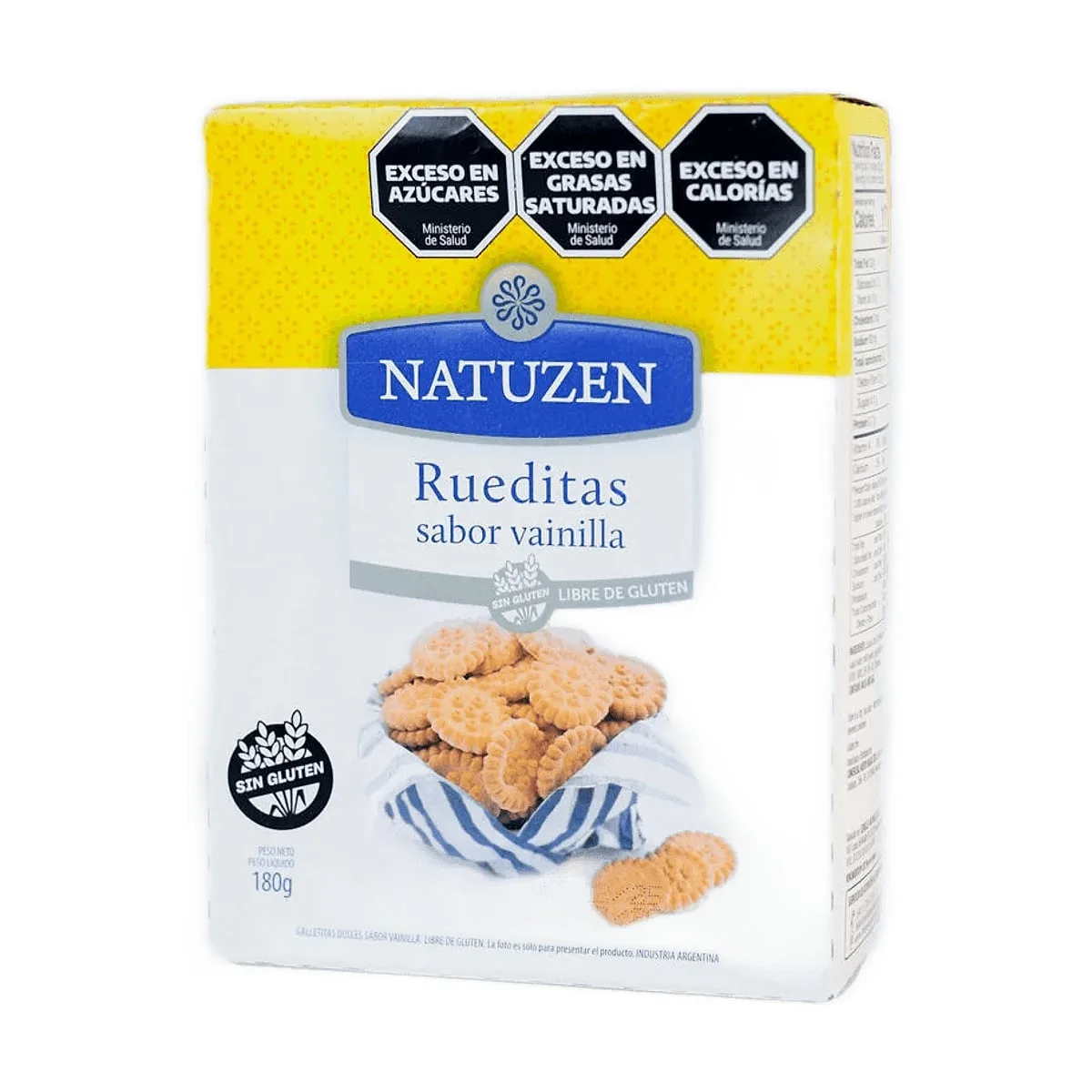 Natuzen - Galletas sabor vainilla x 180 gr