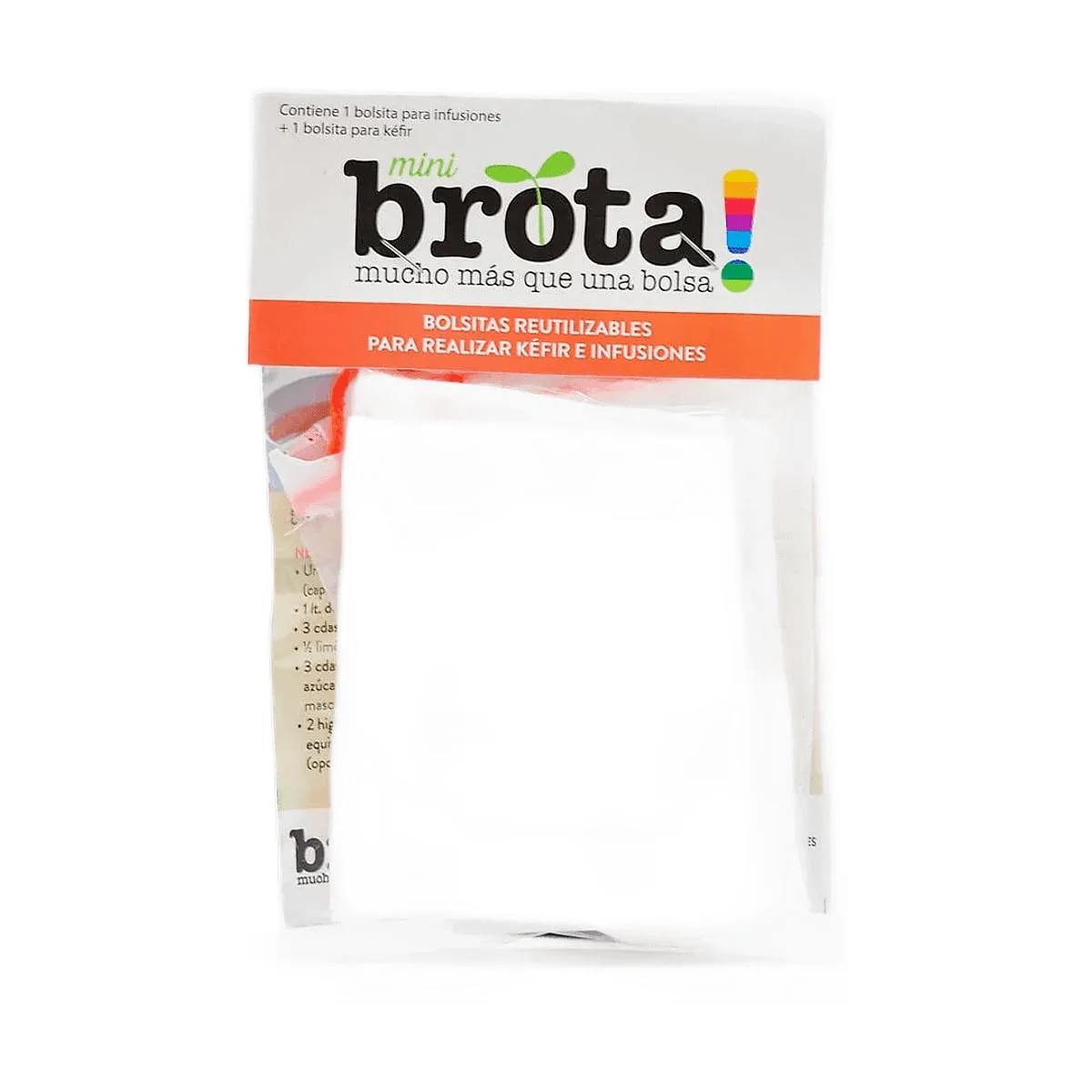 Brota - Bolsa de tela para filtrado x 2 u