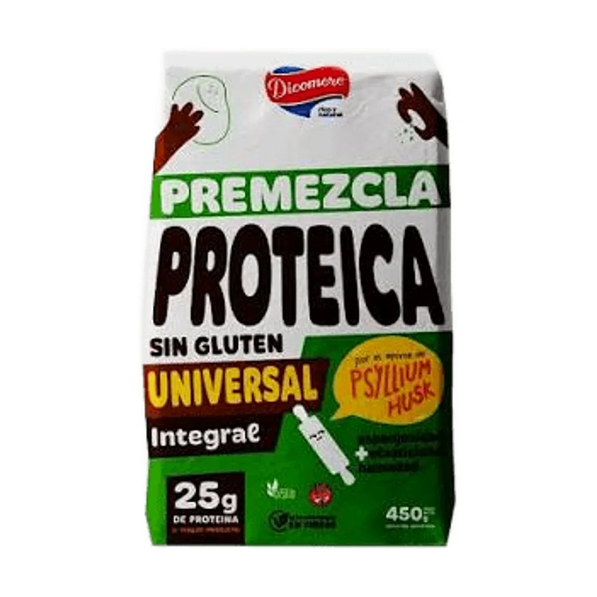 Dicomere - Premezcla universal integral proteica x 450 gr