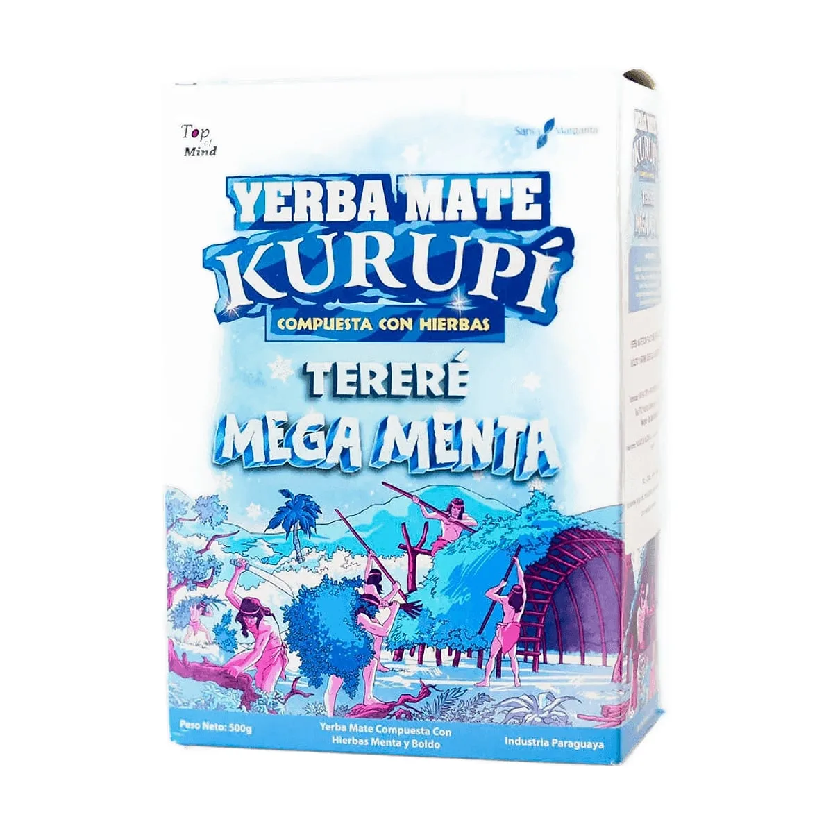 Kurupi - Yerba mate para terere sabor mega menta x 500 gr