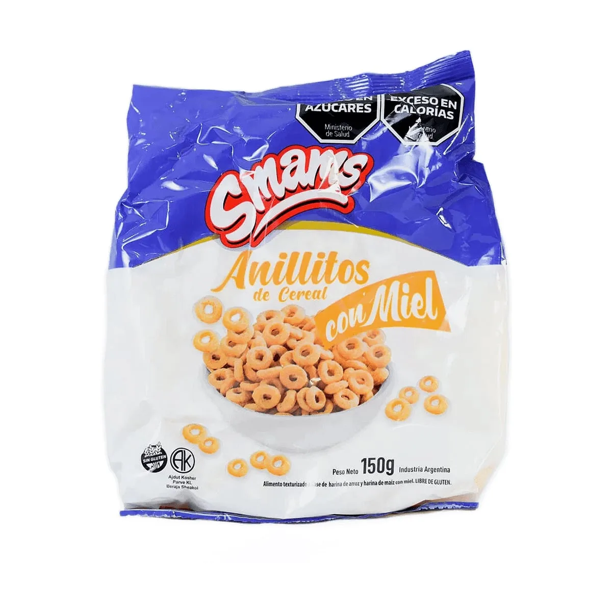 Smams - Cereal anillitos con miel x 150 gr