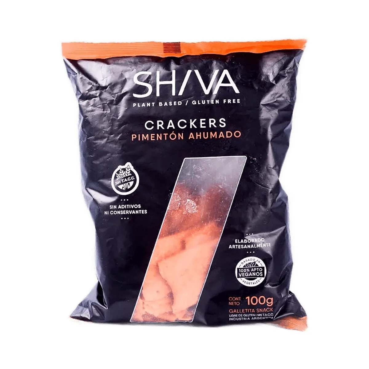Shiva - Crackers pimenton ahumado x 100 gr