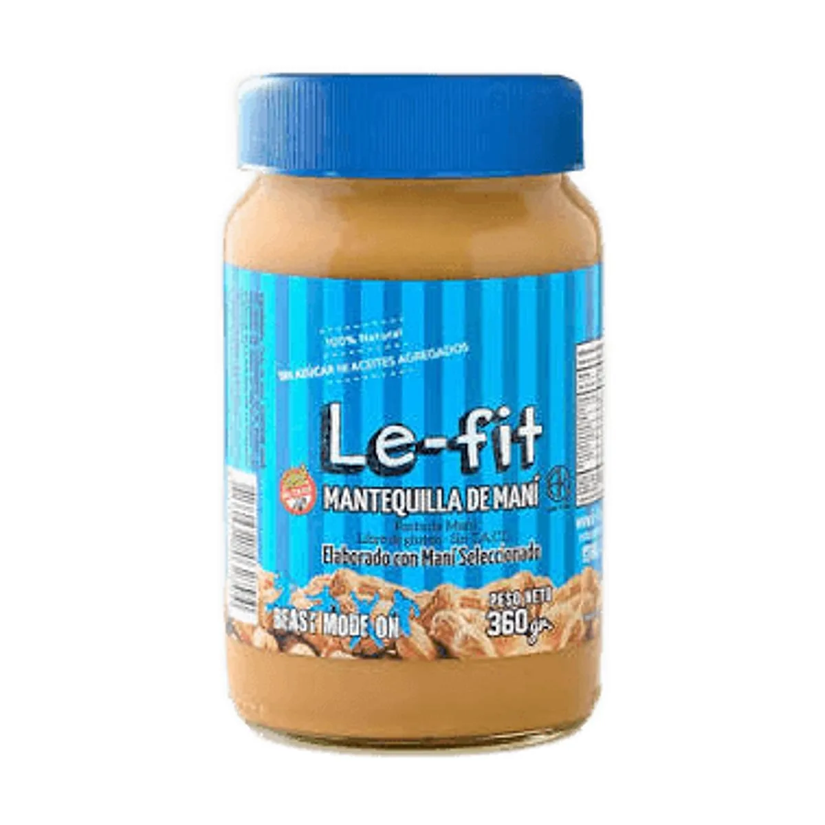 Le Fit - Mantequilla de mani natural x 360 gr