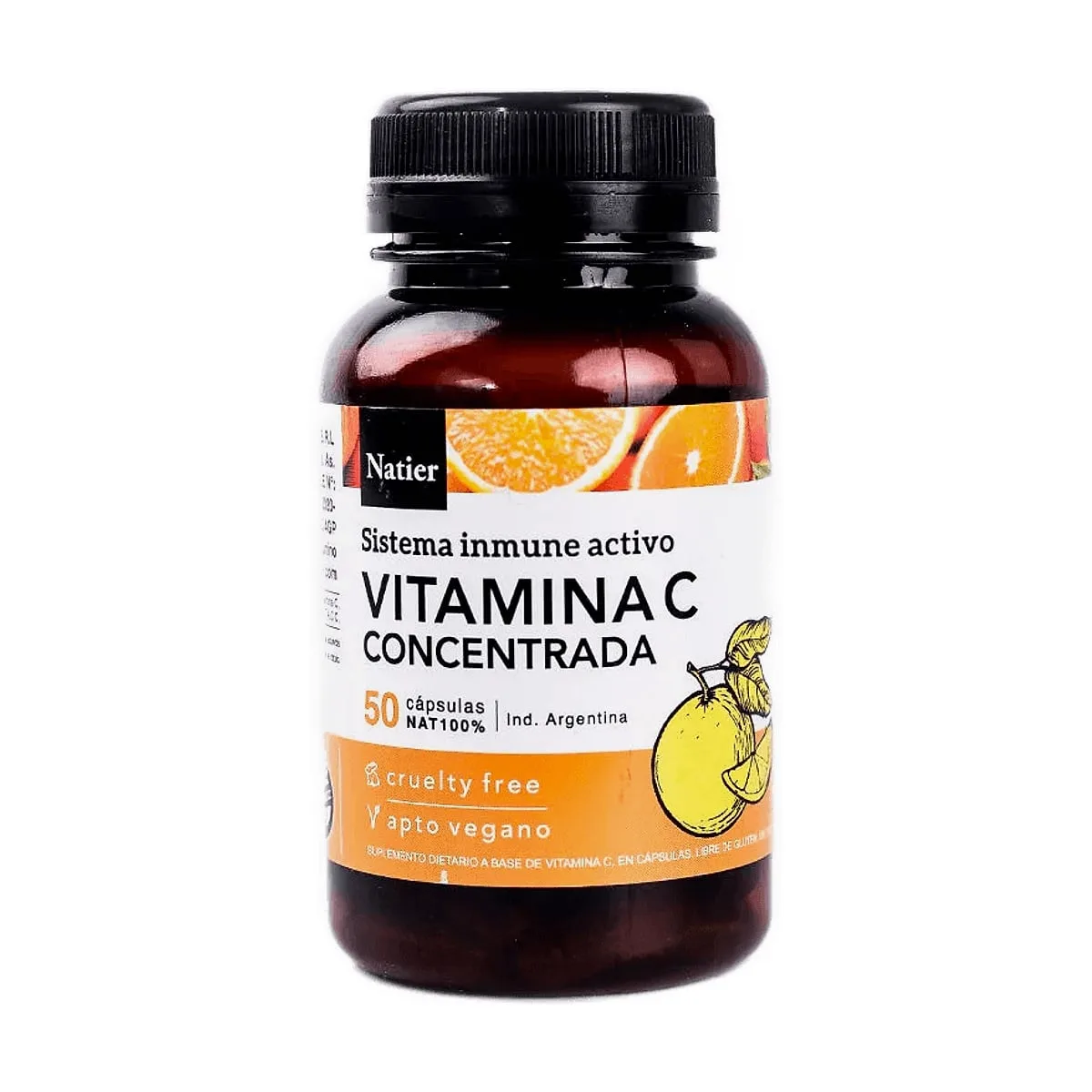 Natier - Vitamina c concentrada x 50 cap