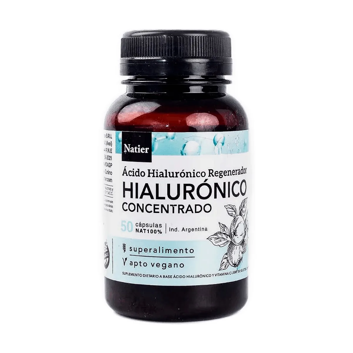 Natier - Ácido hialurónico concentrado x 50 cap