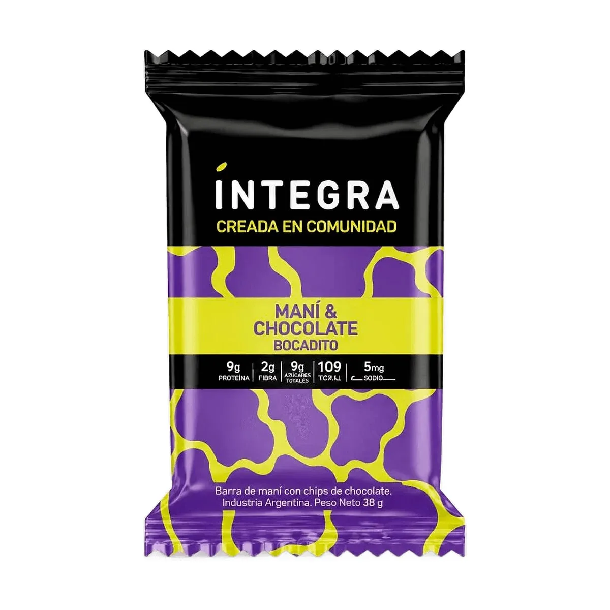 Integra - Bocadito de chocolate y mani x 26 gr