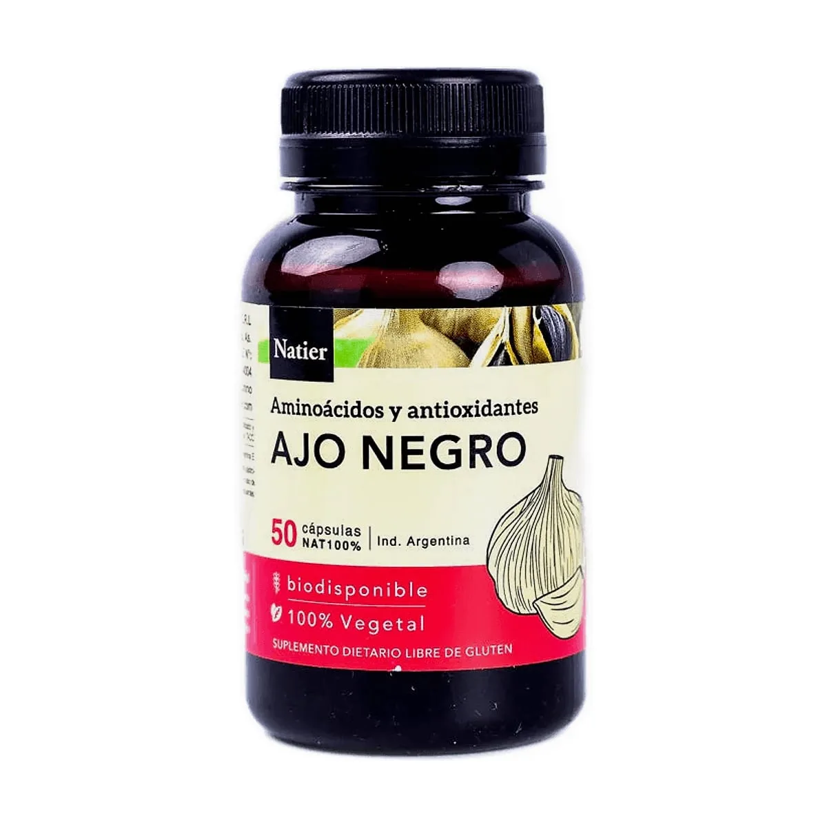 Natier - Ajo negro x 50 cap