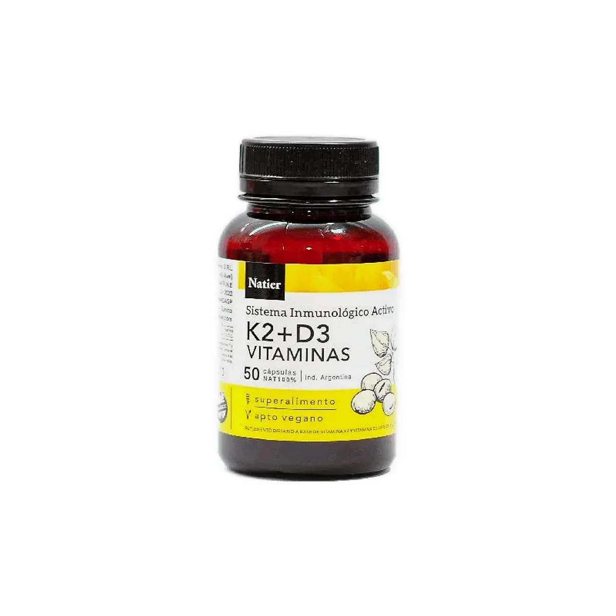 Natier - Vitamina k2 + d3 x 50 cap