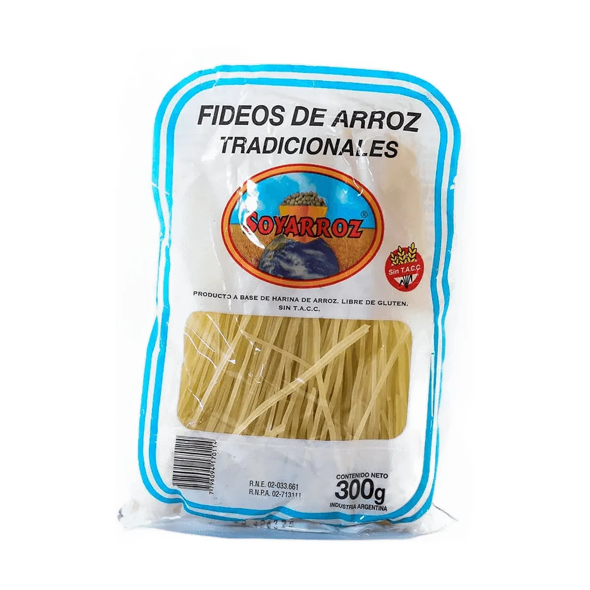 Soyarroz - Fideos de arroz tradicionales x 300 gr