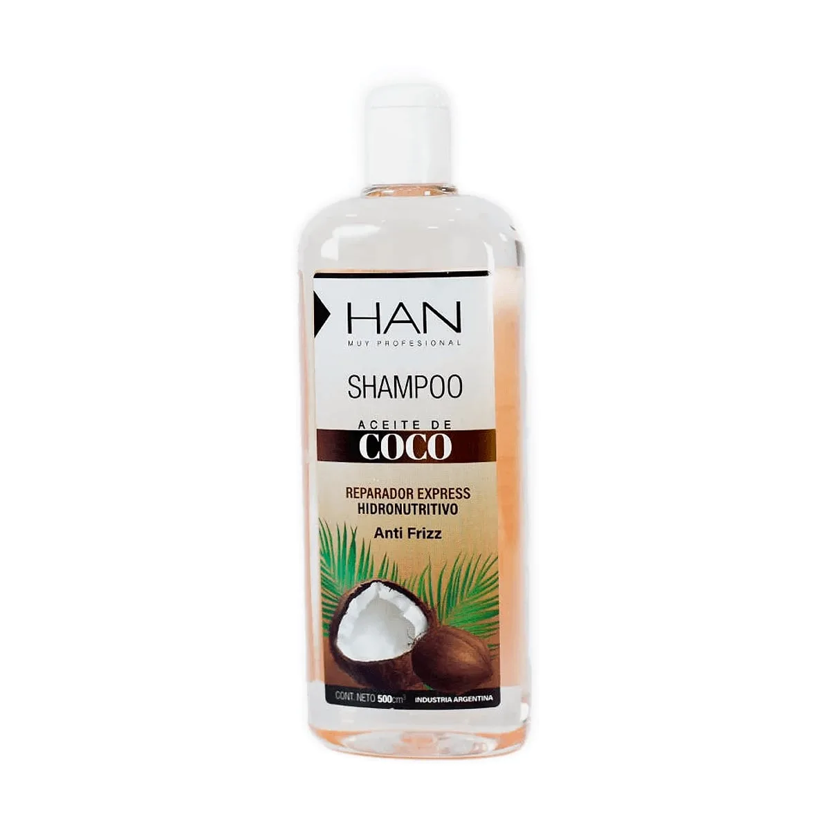 Han - Shampoo con aceite de coco x 500 cc