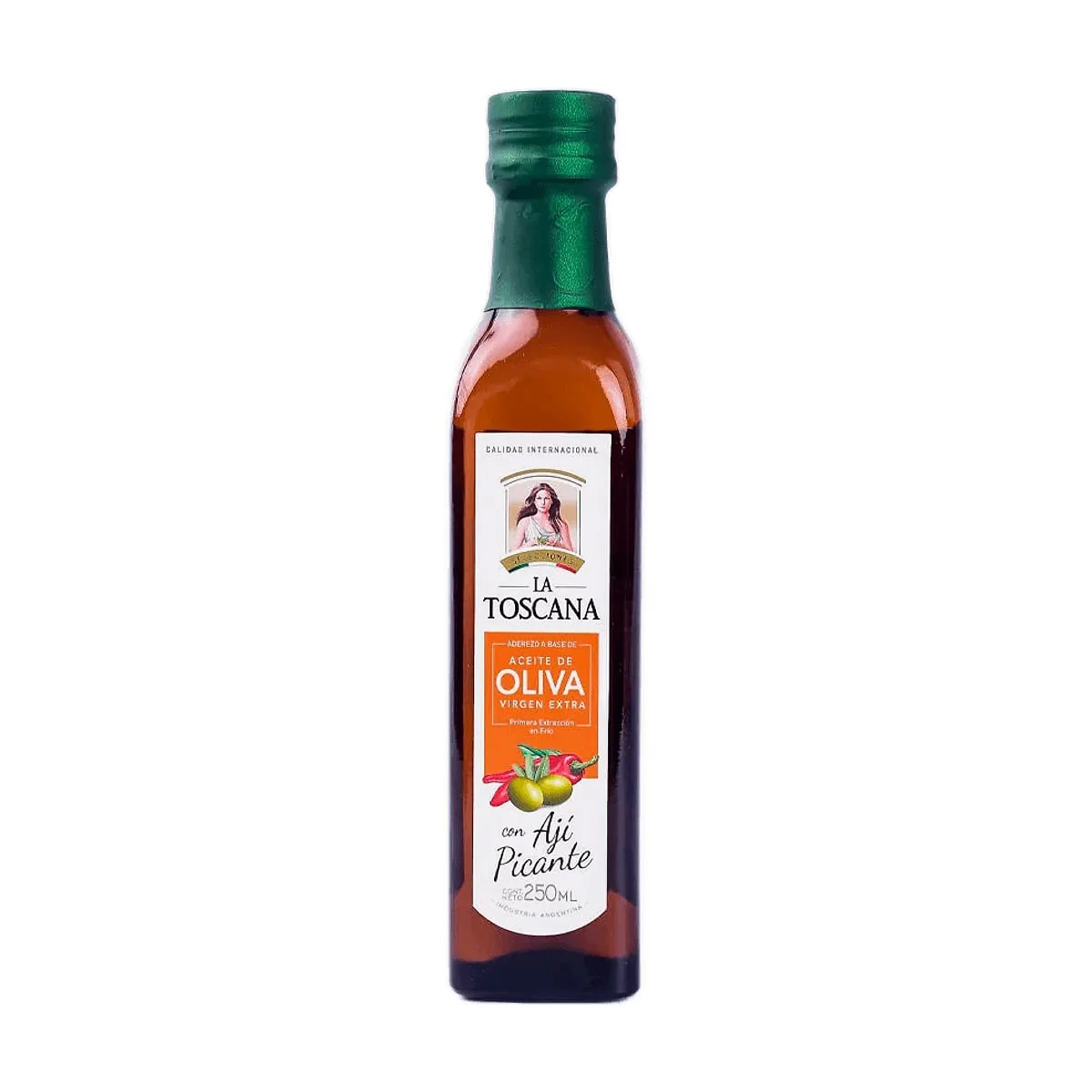 La Toscana - Aceite de oliva con aji picante x 250 ml
